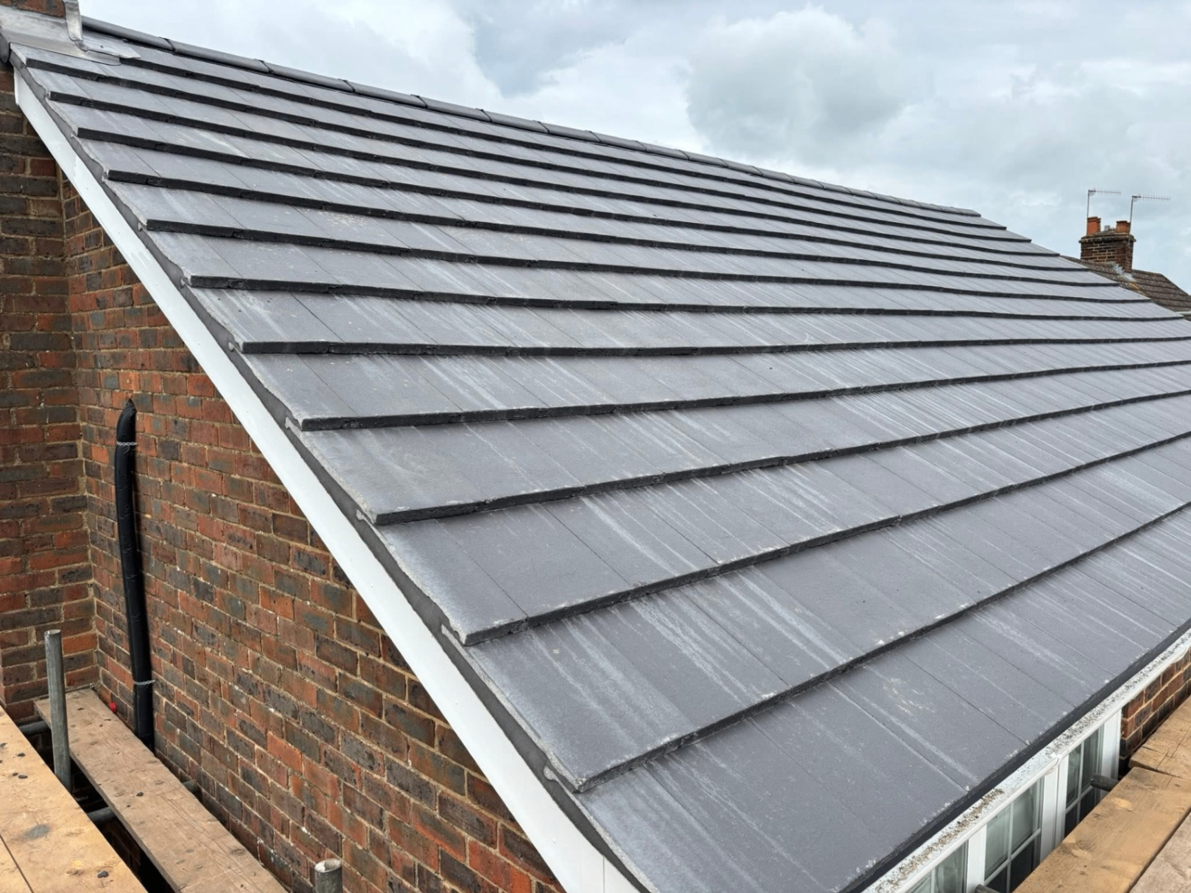 Tile reroof detail